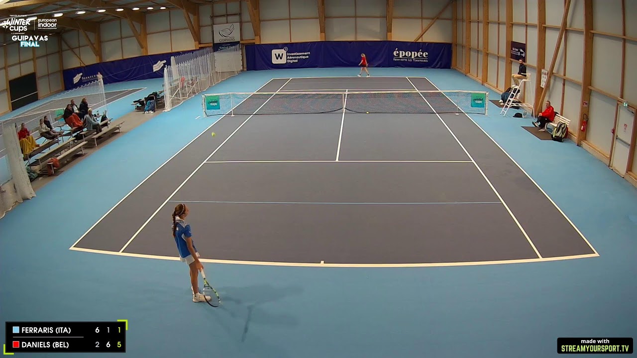 Court 4 -W3 : FERRARIS (ITA) 🆚 DANIELS (BEL)