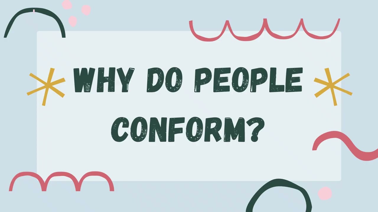 What is CONFORMITY and why do we conform? AQA A level psychology revision