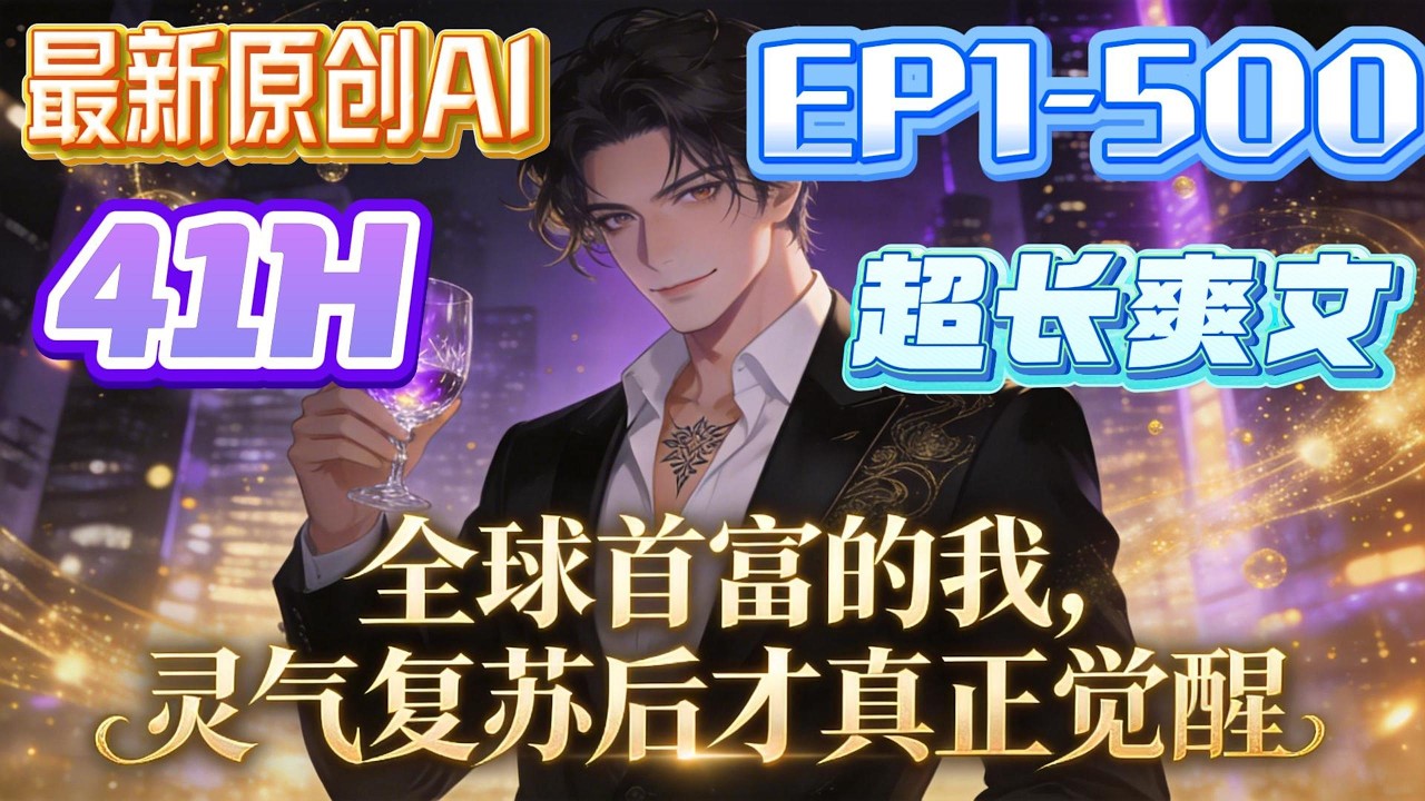【🔥超长爽文🔥】《全球首富的我，灵气复苏后才真正觉醒》第1-500集 |车祸醒来，吕树发现世界巨变，灵气复苏，强者为尊。当所有人苦苦修炼时，他却开启了“神豪系统”——金钱能直接兑换修为、异能乃至神器。