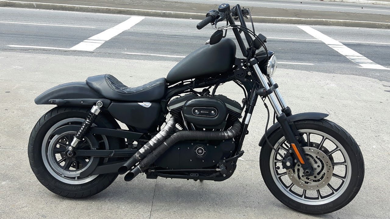 Rodolfinho da Z- Testando Harley-Davidson Sportster XL 883 R (Roadster).