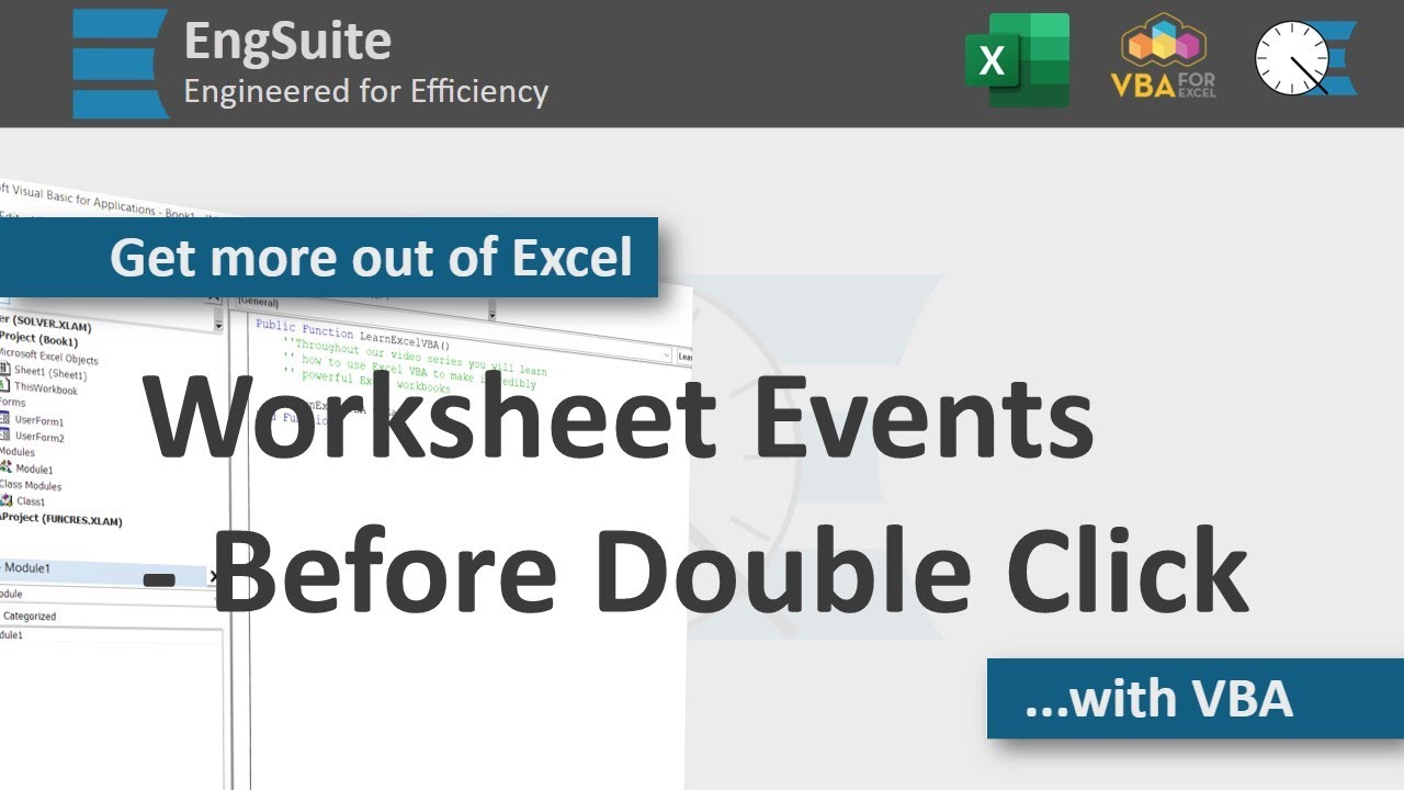 Рабочий лист: обработчик события перед двойным щелчком — Excel VBA