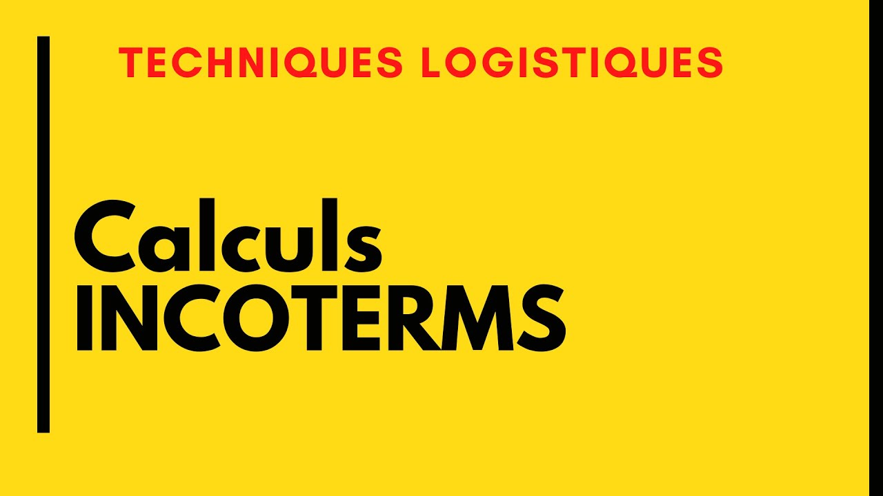 FORMULES ET EXERCICES INCOTERMS بالدارجة