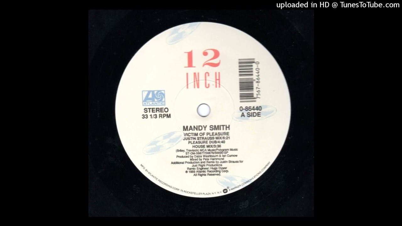 Mandy Smith - Victim Of Pleasure (Pleasure Dub) (Justin Strauss 1989)