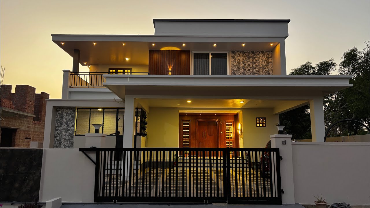 Saraswathi | 2-Storey Modern Home Tour | Kurkal, Katpady – RV Construction