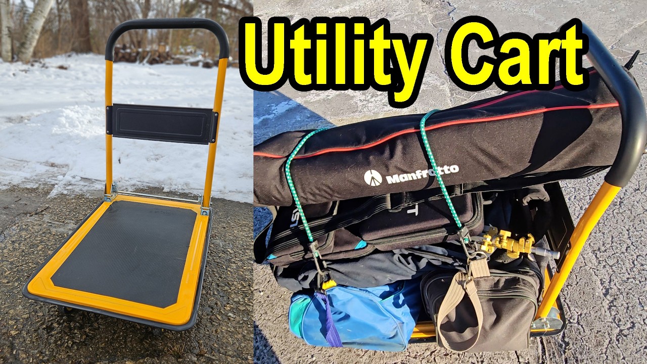 Utility Cart Transports Hundreds Of Pounds Of Gear
