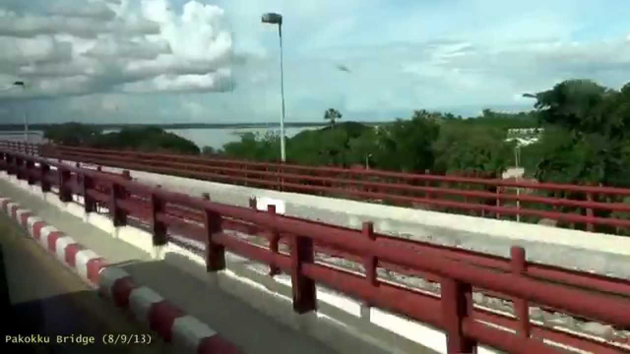 Pakokku bridge,the longest river crossing bridge in Myanmar