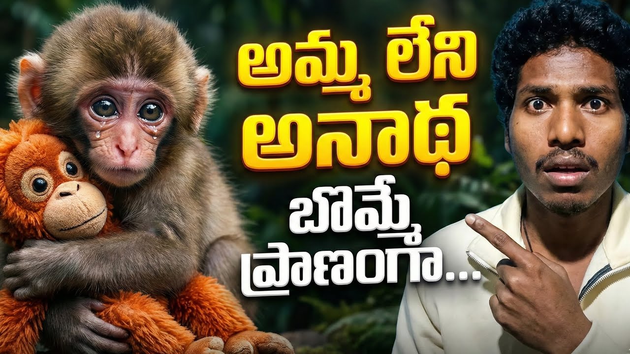 ప్రాణం లేని బొమ్మను తల్లిగా మార్చుకున్న కోతి పిల్ల | The Heart Touching Story of Baby Monkey Punch