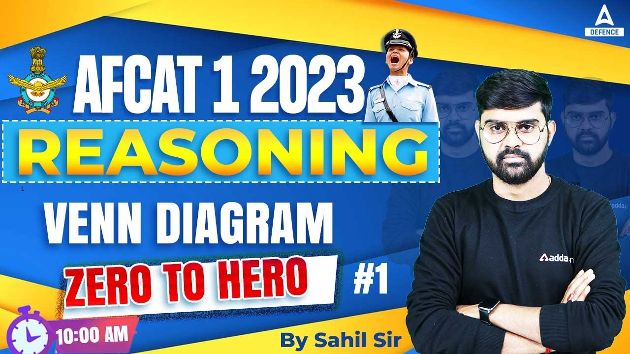 Venn Diagram -1  | AFCAT Reasoning | AFCAT 1 2023 Preparation