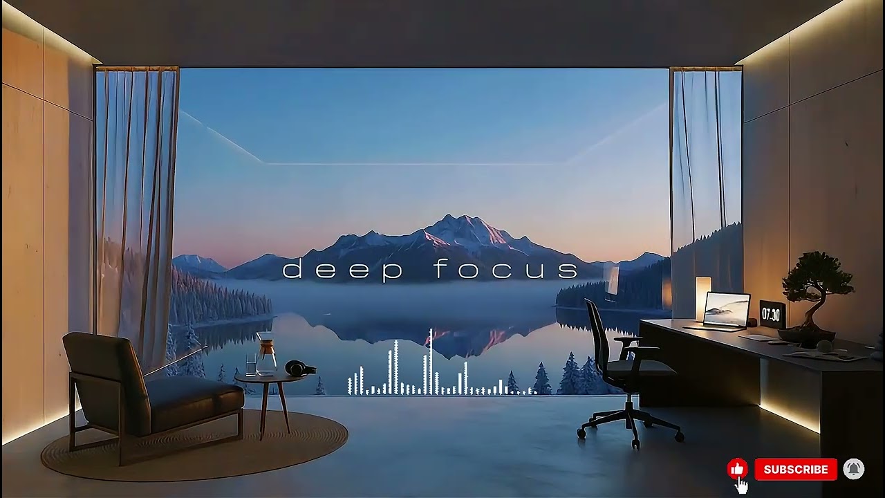 Productive Study Music for Deep Focus | ADHD Friendly
