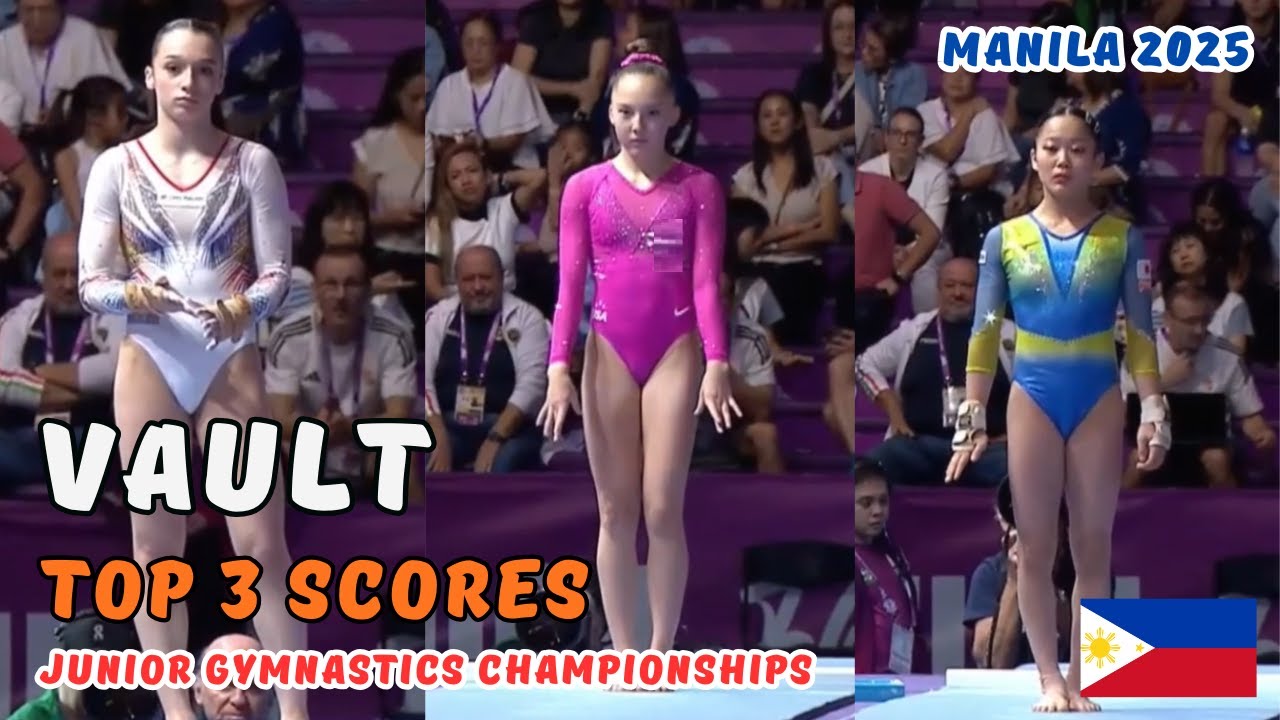 2025 Junior World Championships | Girls VAULT Finals - Top 3 Scores