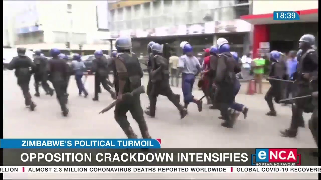 Opposition crackdown intensifies in Zimbabwe