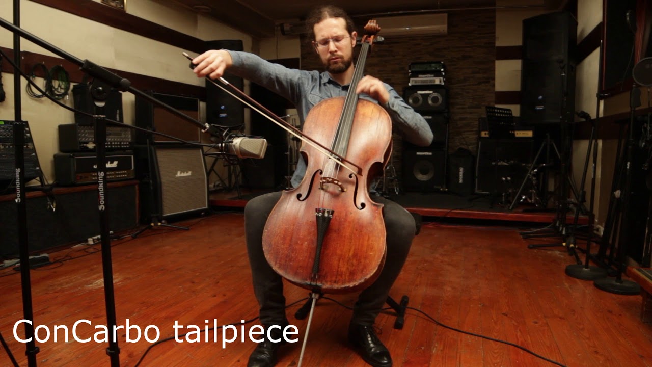ConCarbo cello tailpiece comparison