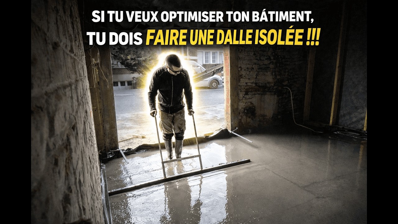 Confort amélioré avec une dalle isolée !!!