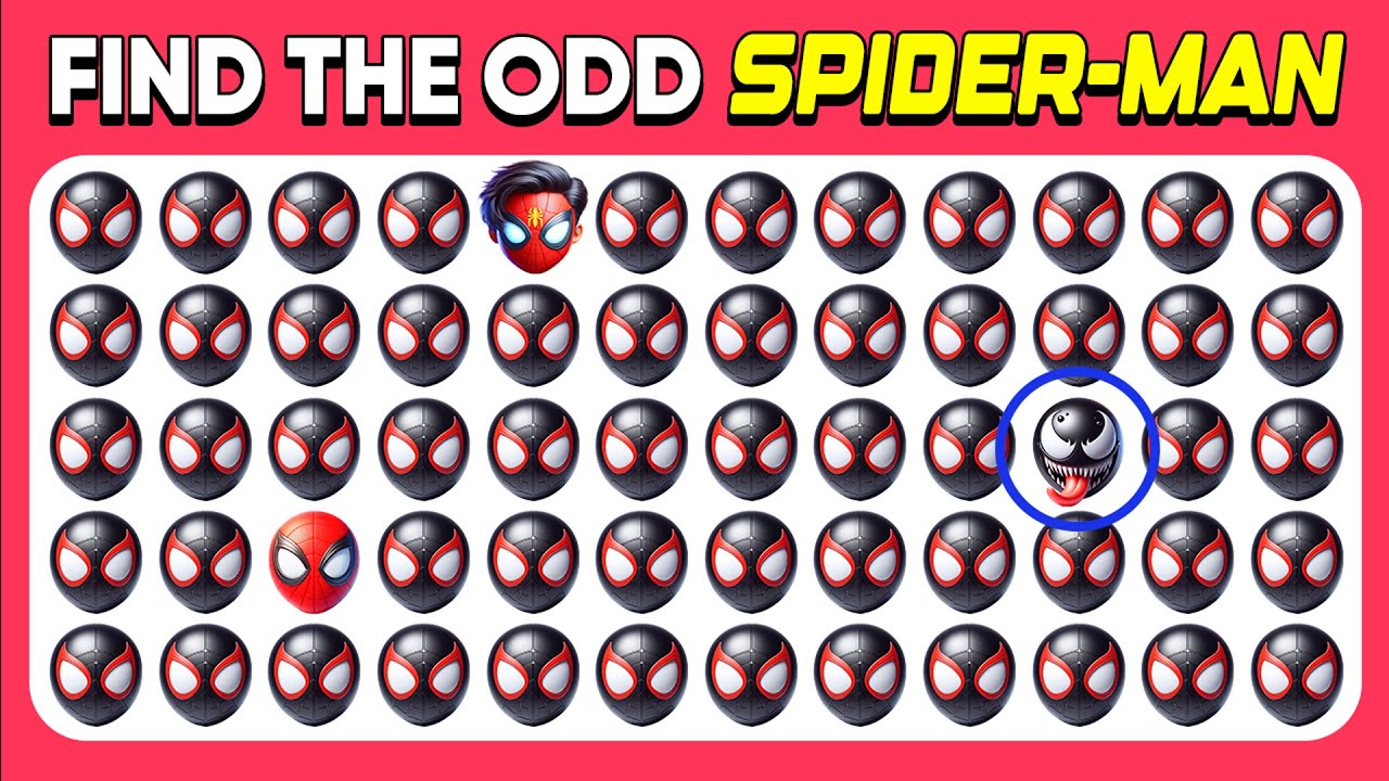Find the Odd One Out - Marvel Spider-Man 2 Game & Venom Edition Quiz 🕷️🦸‍♂️🕸️