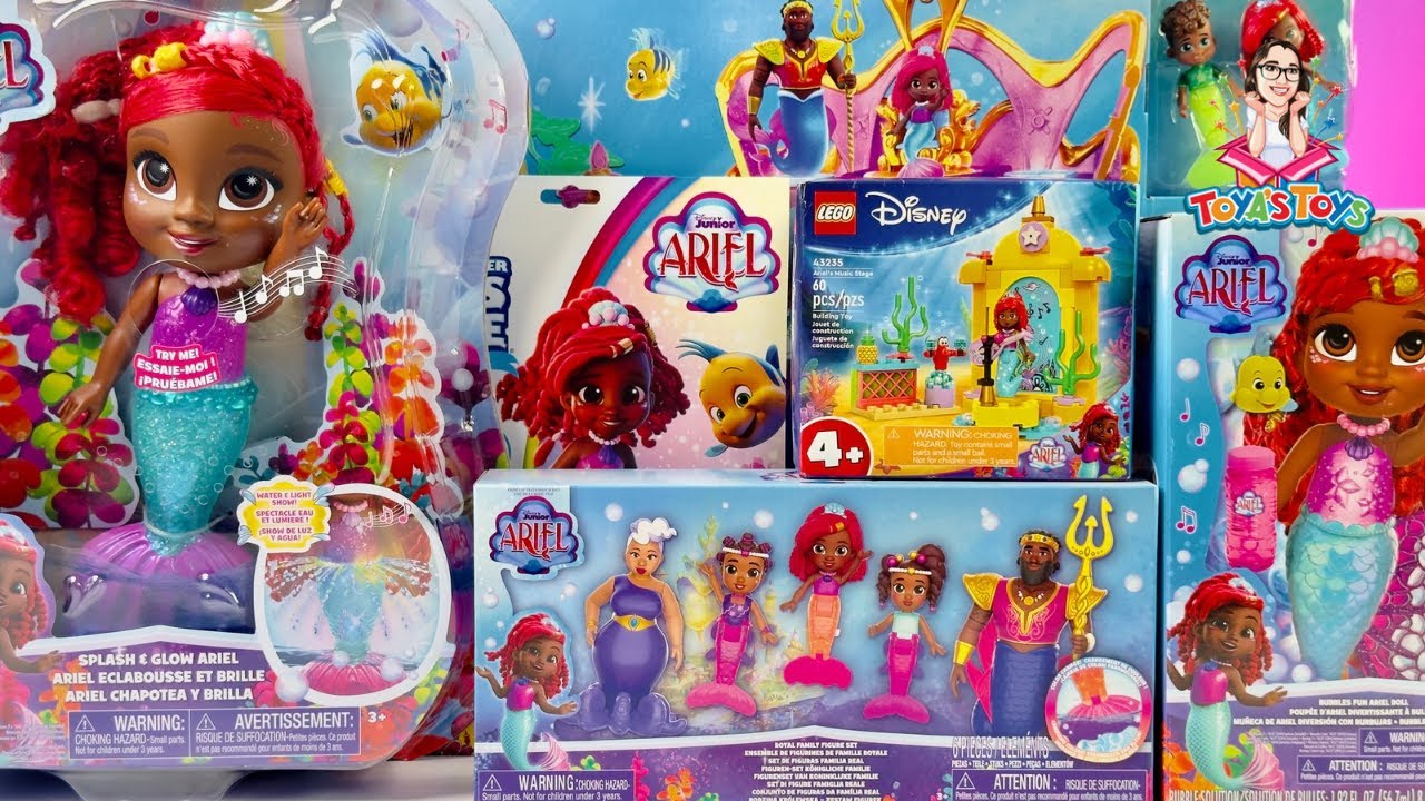 Unboxing and Review of Disney The Little Mermaid Toys Collection