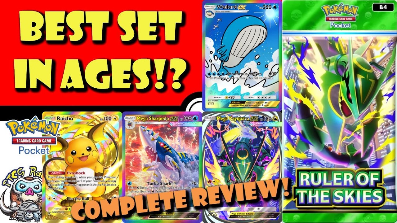 Лучший сет Pok&eacute;mon TCG Pocket за долгое время! Полный обзор сета Ruler of the Skies! (Pokemon Poc...