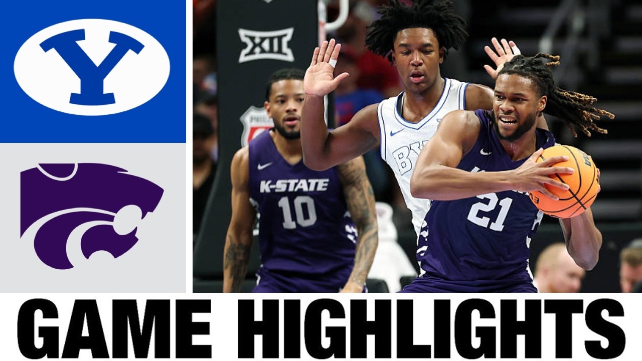 BYU vs Kansas State Highlights | Men's Basketball | College Basketball 2026