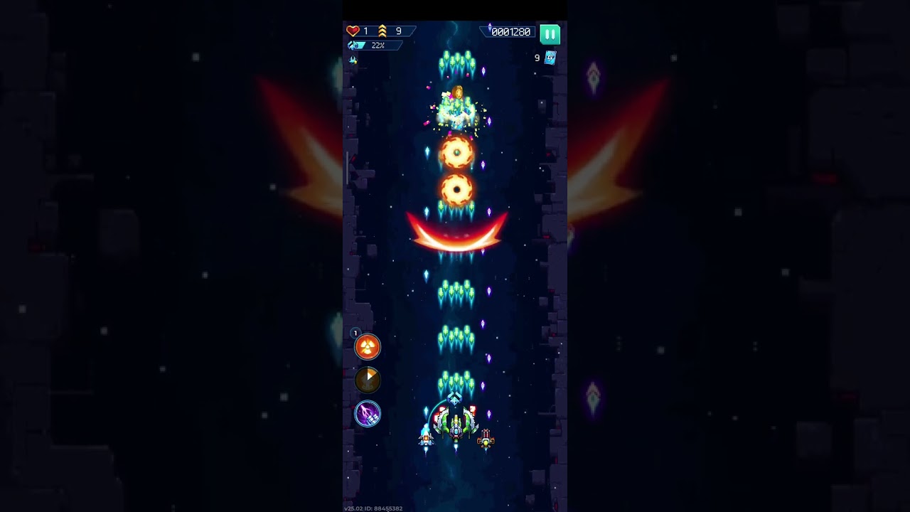 galaxiga stage 14 pro level 👹👺😈👿💪💥🔥🪐 #games #arcadegame #gaming #gameplay #androidgames #space