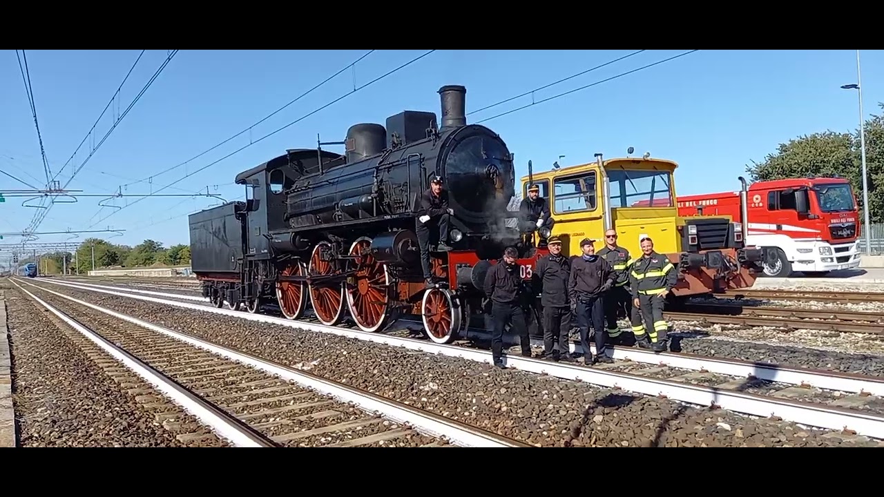 Locomotiva Fs Gr 640 003..Treno storico a Legnago 22/10/2023
