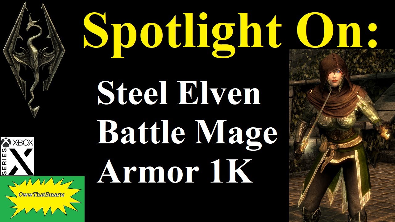 Skyrim (mods) - Spotlight On: Steel Elven Battle Mage Armor 1K