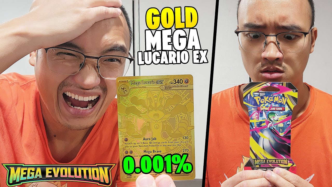 J’AI PIOCHÉ ‘’GOLD MEGA LUCARIO EX’’ DE MEGA EVOLUTION !!!