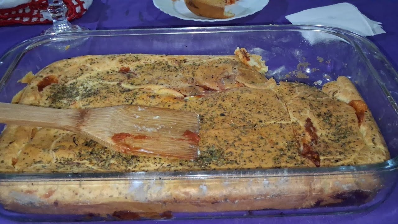 Uma deliciosa torta salgada. Faça e tenha uma fonte de renda .