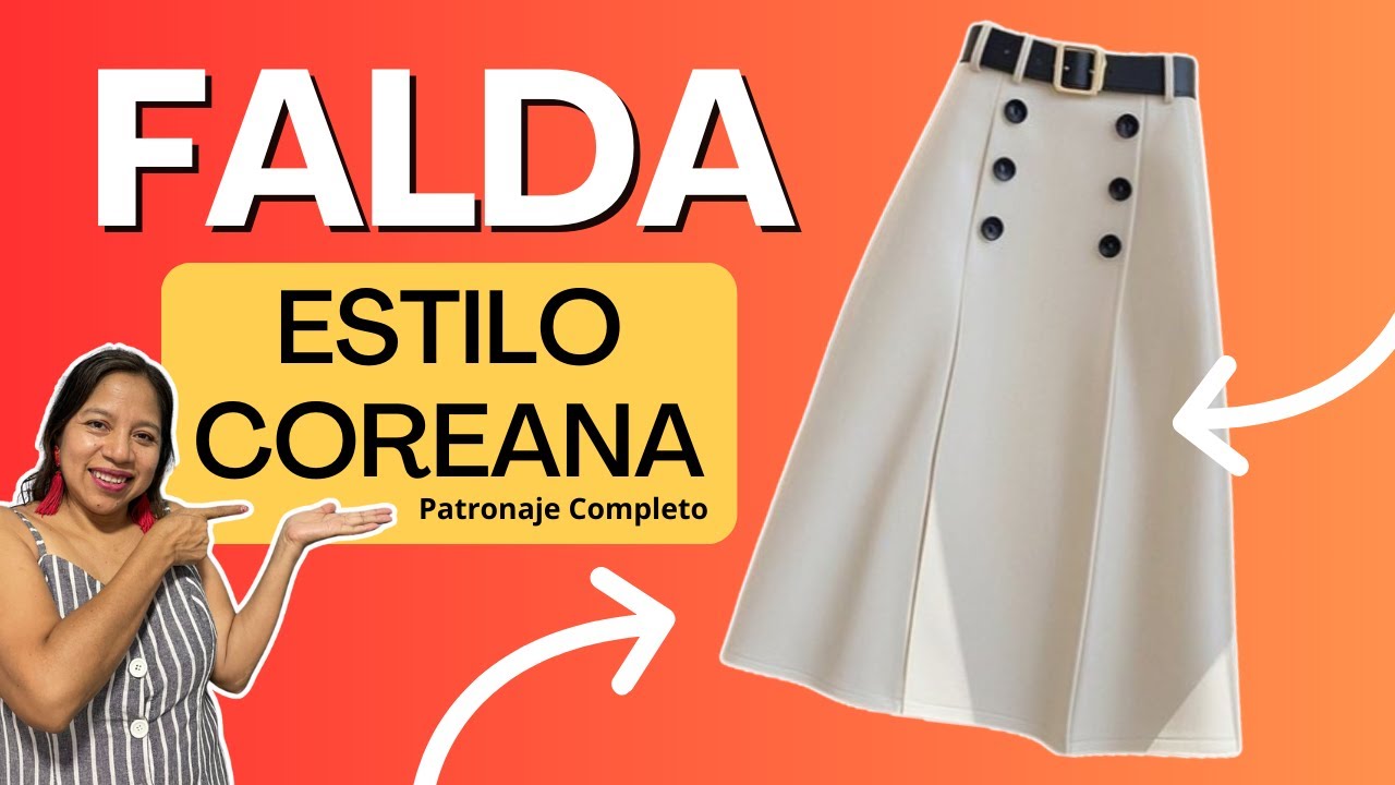 COMO HACER UNA FALDA ESTILO COREANA