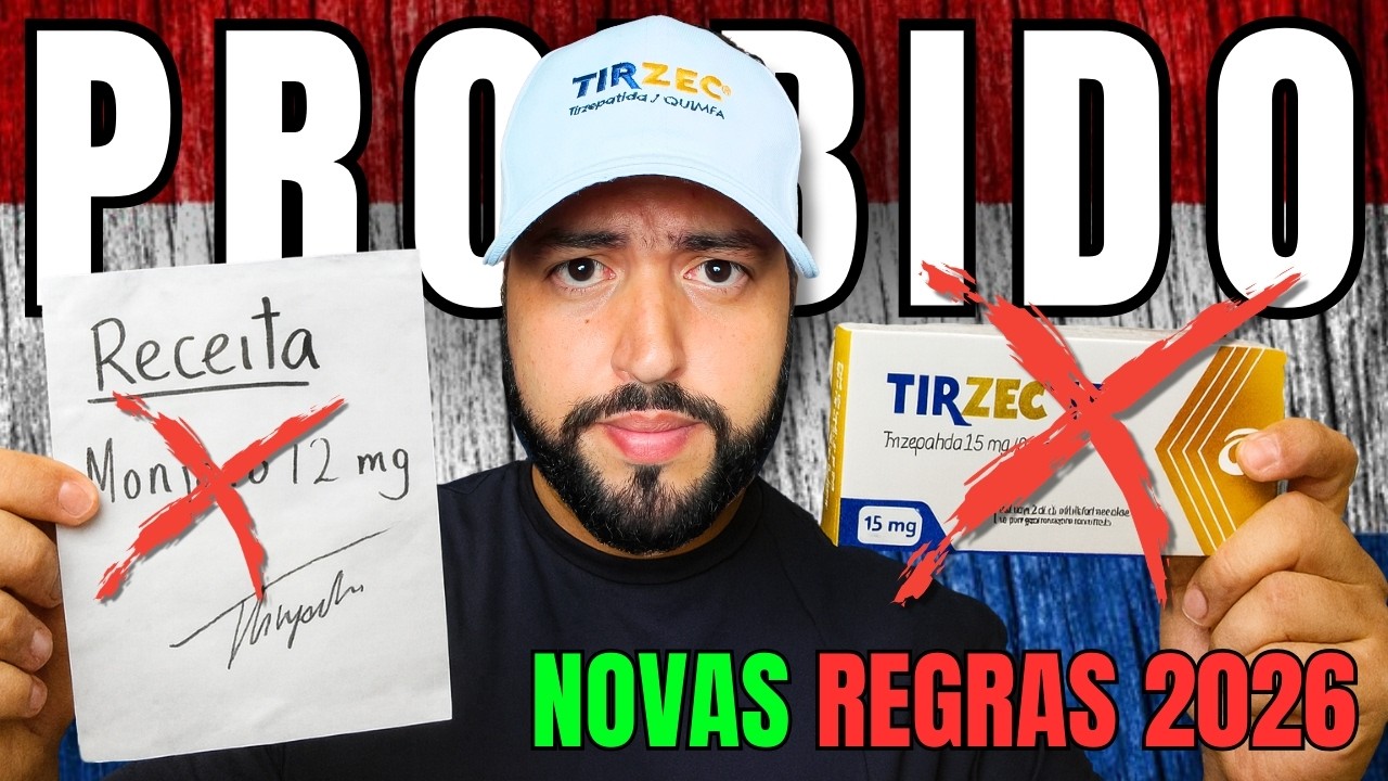 ANVISA QUER PROIBIR TODAS AS TIRZEPATIDAS DO PARAGUAI! Dessa vez foi a TIRZEC