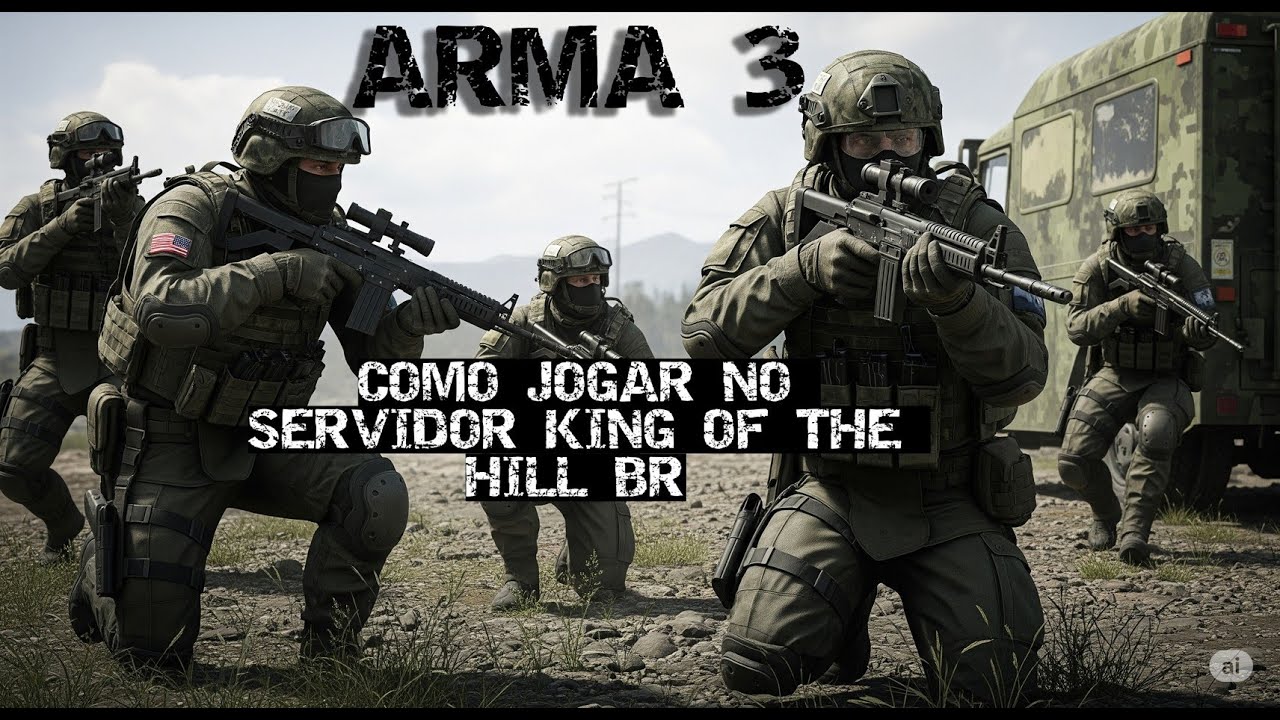Como jogar Arma 3 - Servidor King Of The Hill Br.