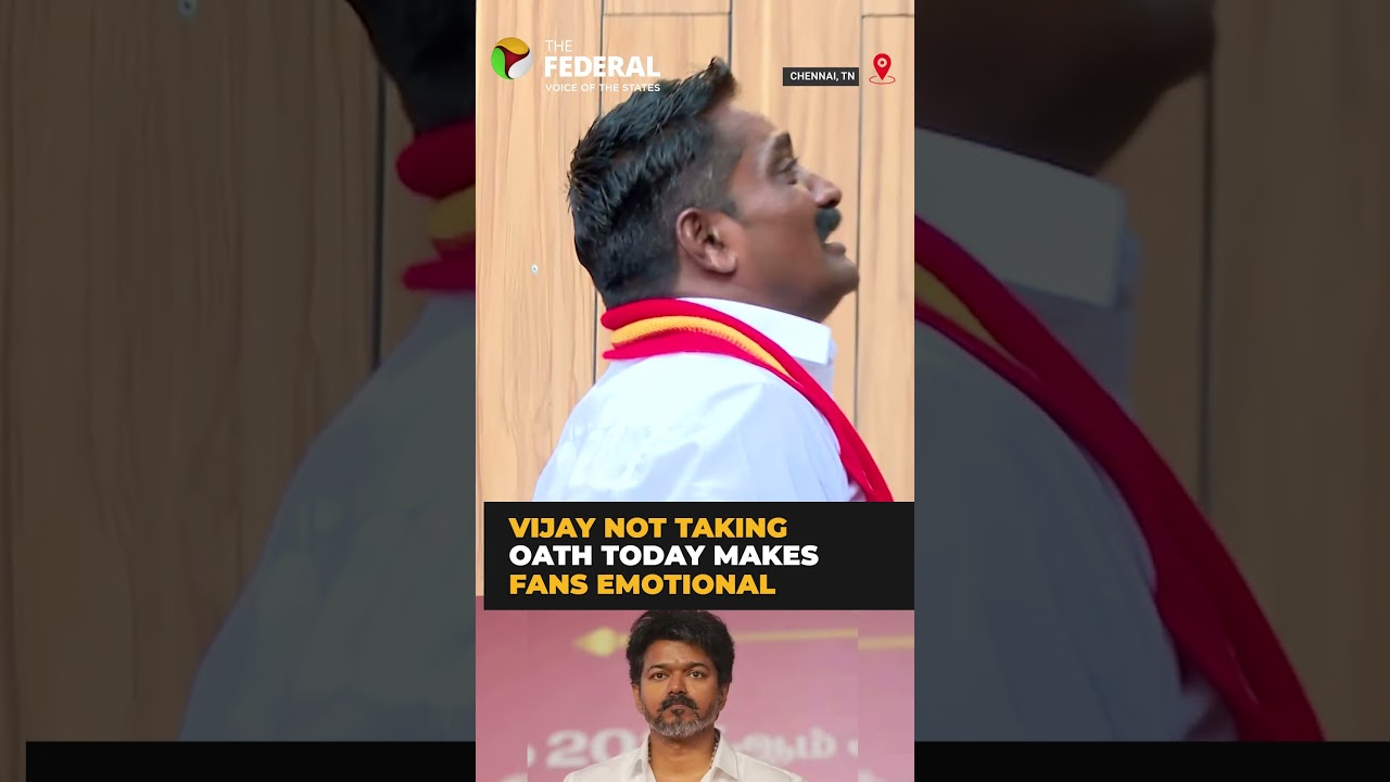 Emotional TVK supporter prays for Vijay to become CM | #shorts