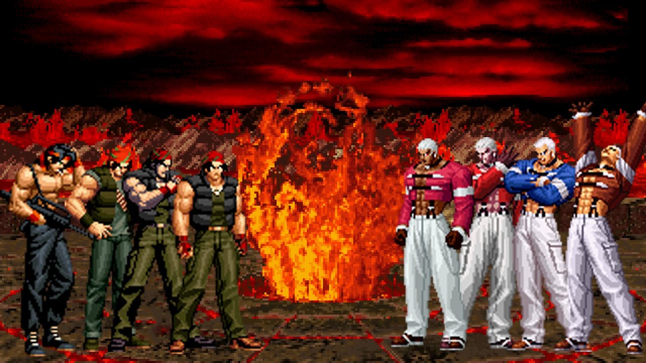 [KOF Mugen] Ralf Team Vs Yashiro Team