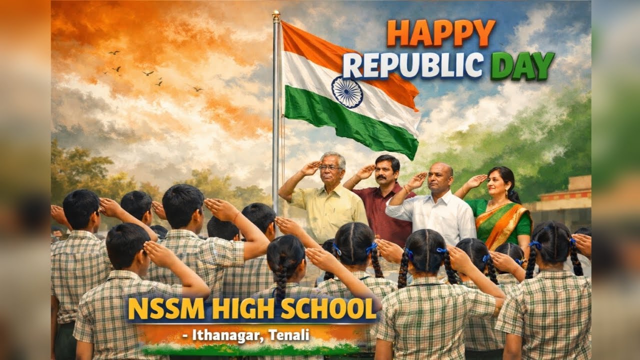 Republic Day Event at NSSM HIGH SCHOOL, #republicday | #india 