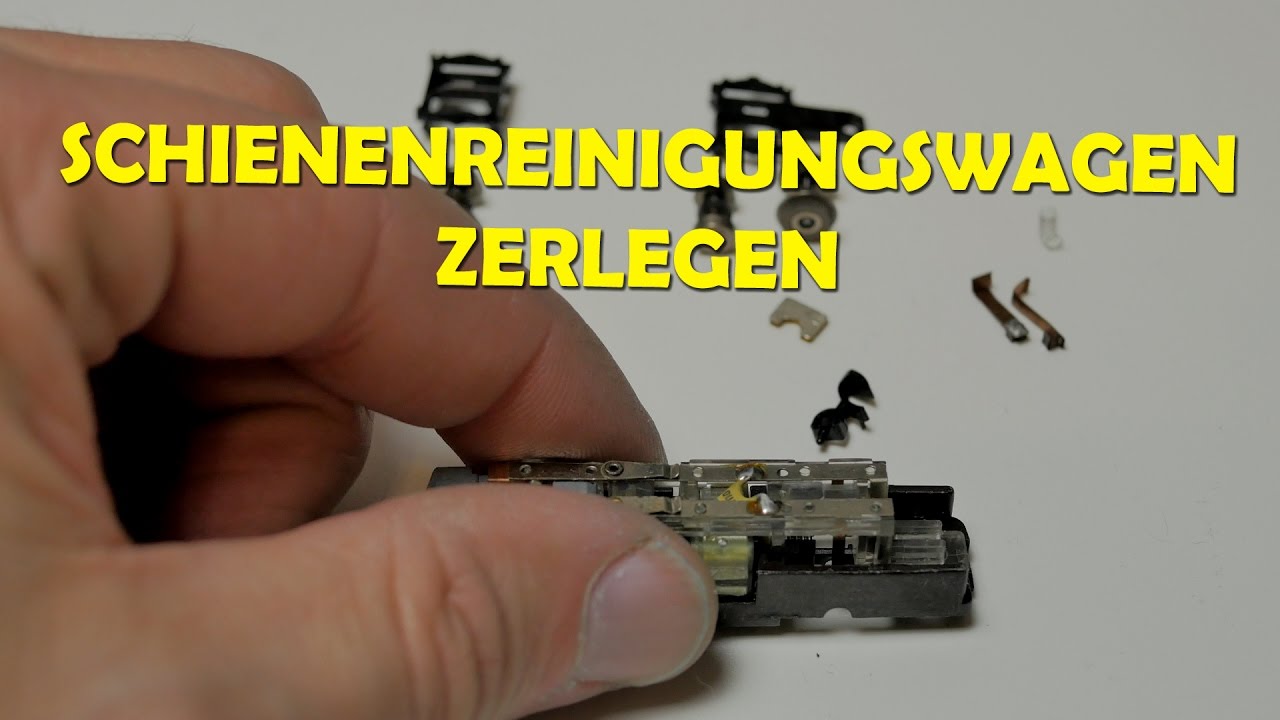 Schienenreinigungswagen 8802 Reparieren oder Reinigen[Eng.sub] | Märklin Spur Z mini-club