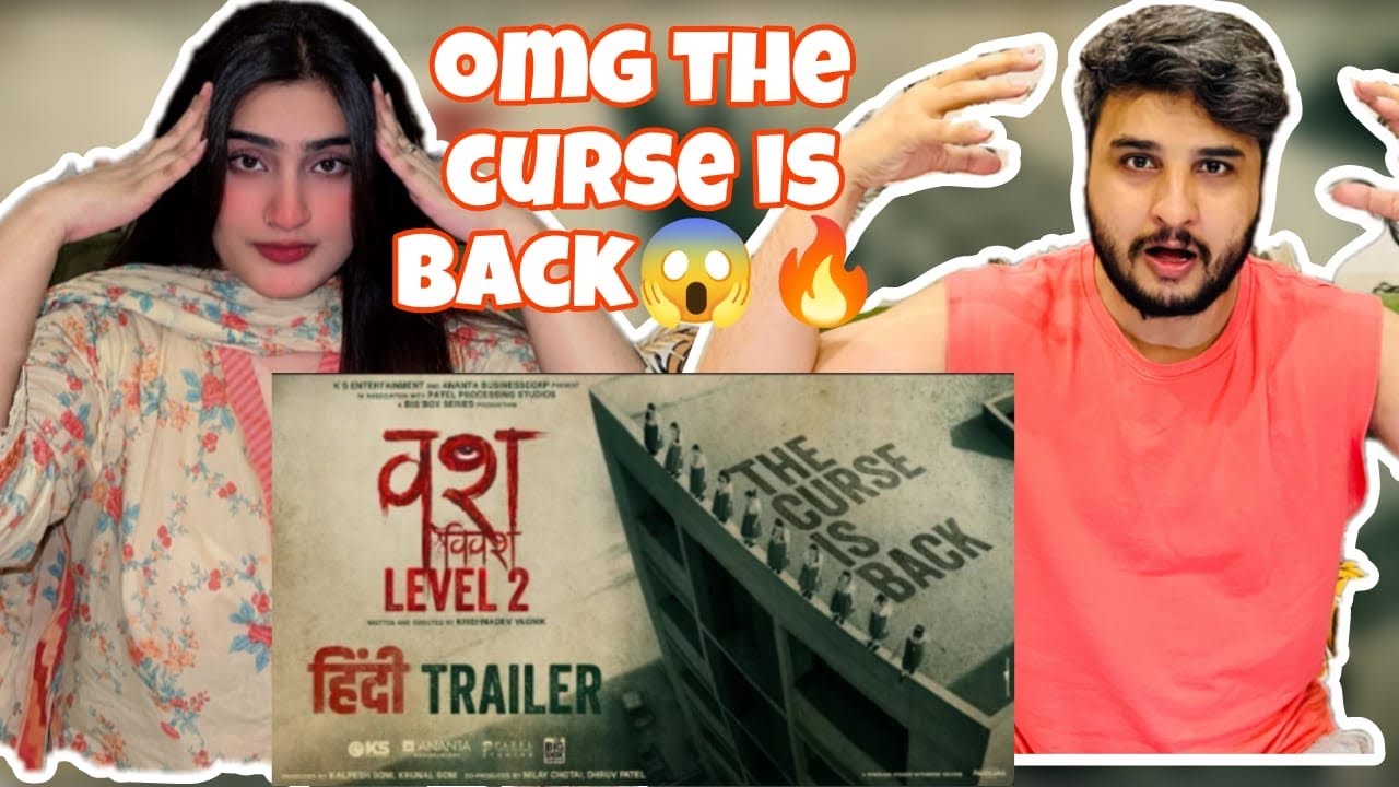 Pakistani couple reaction on Vash ViVash Level 2 Hindi Trailer | janki B | Hitu K | Hiten k Monal G 