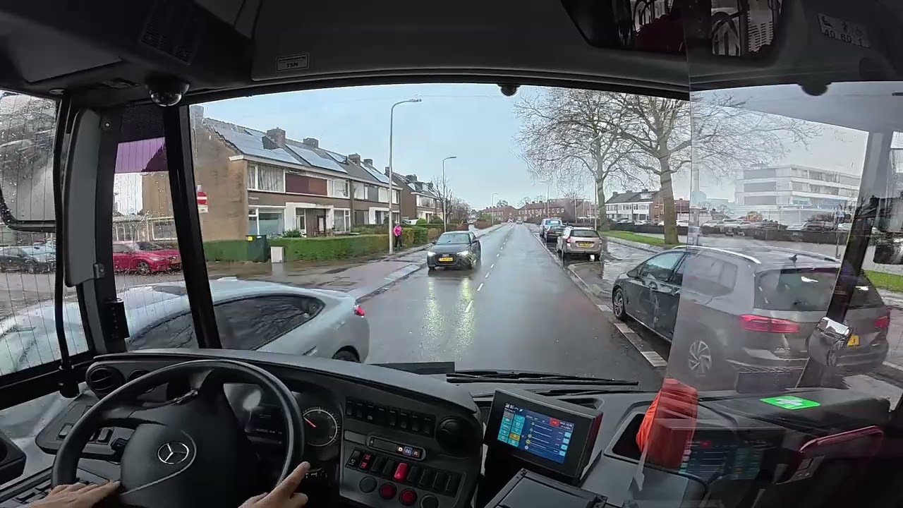 BUS DRIVER POV : CITARO LE ( Qbuzz Line: 383) Rotterdam -Den Haag-  2024