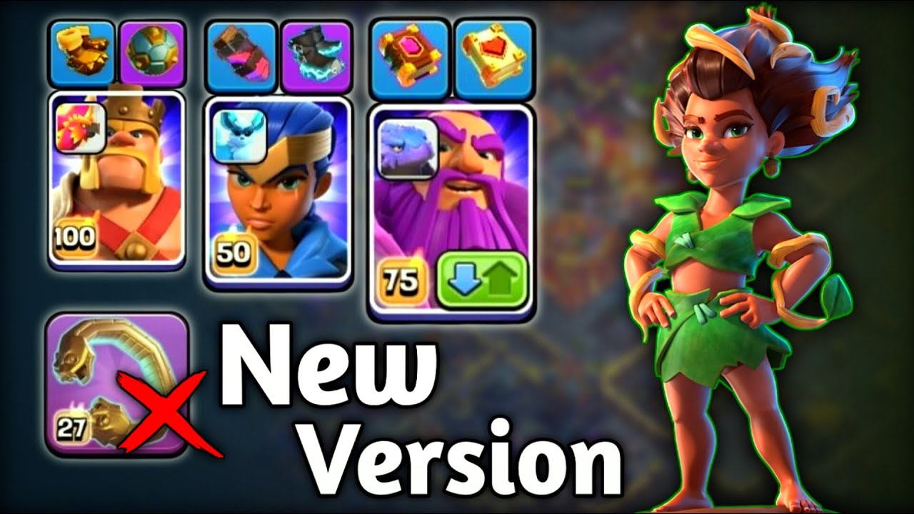 NEW VERSION - RC Charge with Root Rider | Earthquake boot + Eternal Tome Attack Trick is INSANE! COC