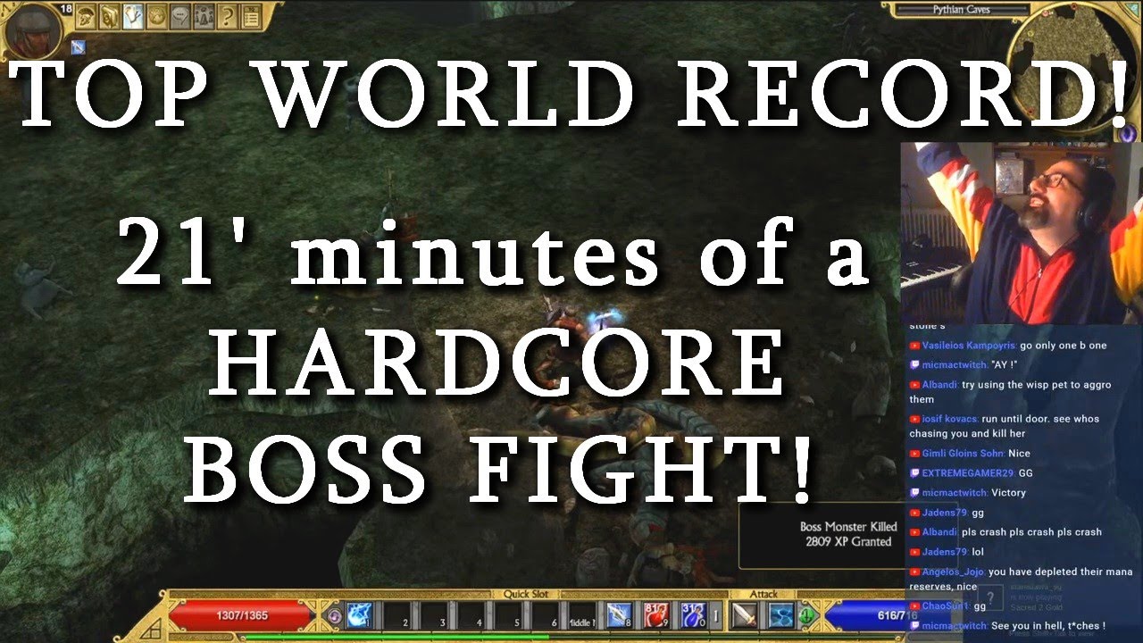 NEW WORLD RECORD! The LONGEST HARDCORE battle ever recorded in Titan Quest!