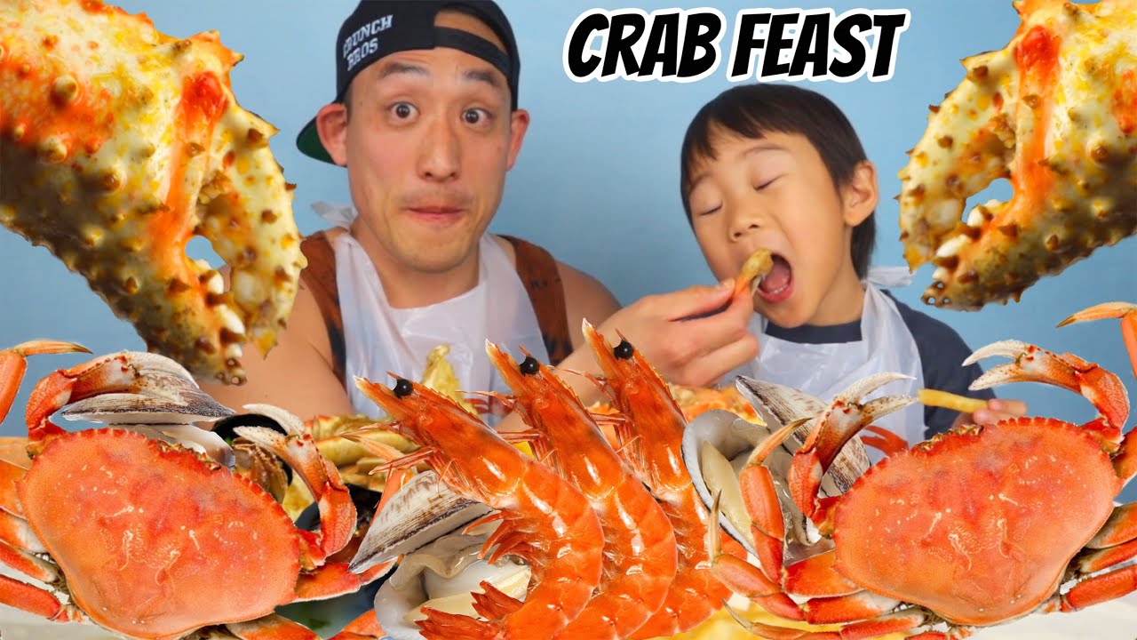 SEAFOOD BOIL, LIVE CRAB MUKBANG! 🦀