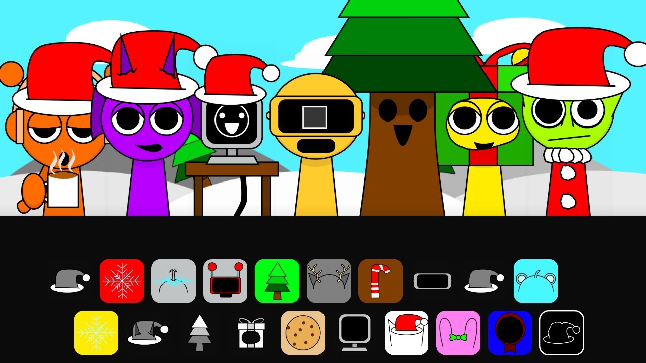 Sprunki but its Christmas