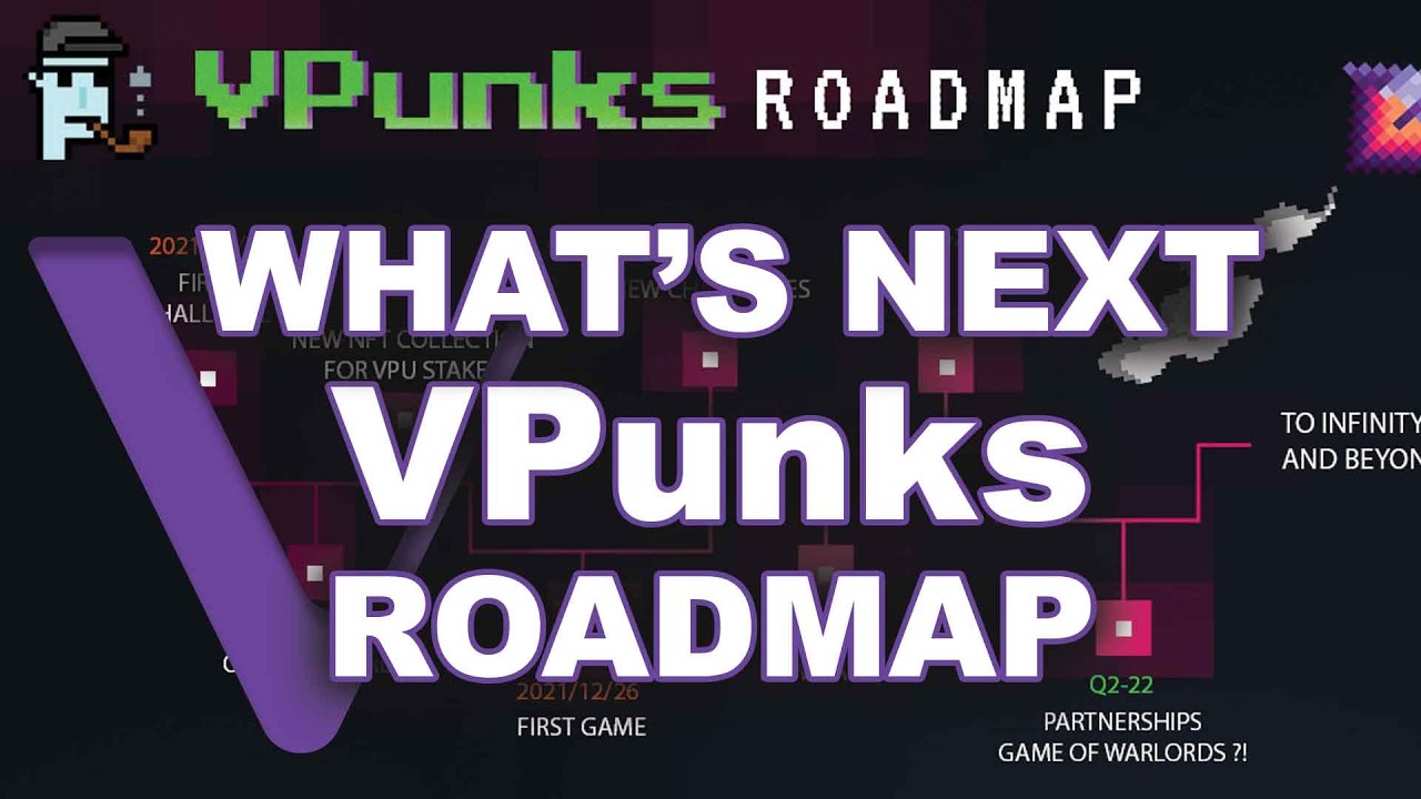 VPUNKS NEW ROADMAP- WHAT'S NEXT FOR VECHAIN VPUNKS NFT GAMES + CHALLENGES
