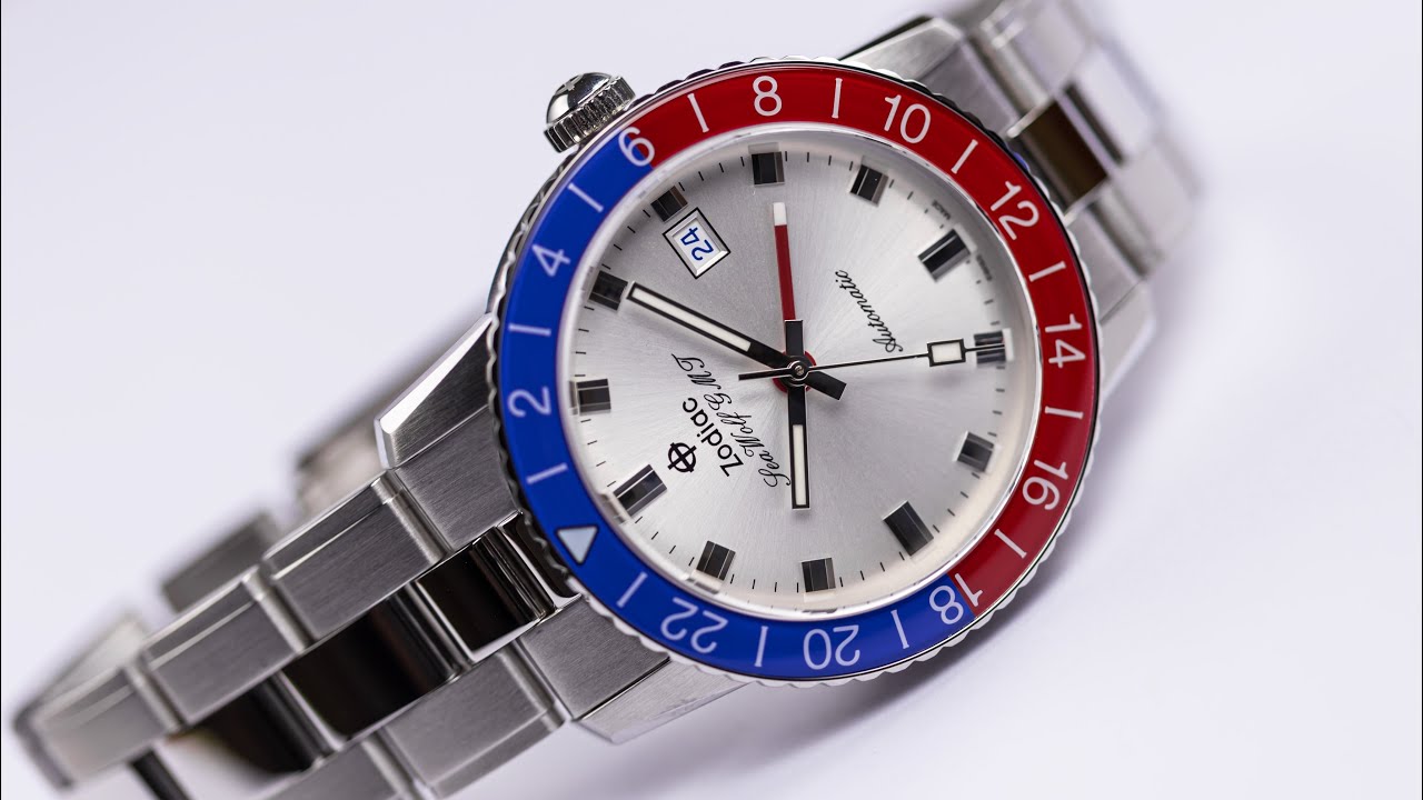 Zodiac Watches Sea Wolf GMT Topper Edition Review. Is This The Best Color of the Zodiac GMT?