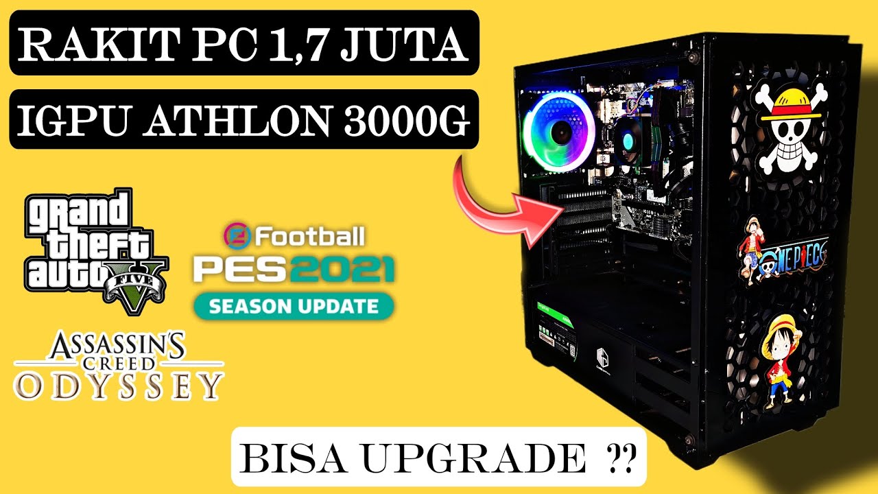 RAKIT PC KERE HORE BUDGET CUMAN 1,7 JUTA !! HEMAT DAYA TAMPILAN TETAP ESTETIK !! UPGRADEABLE RYZEN 5