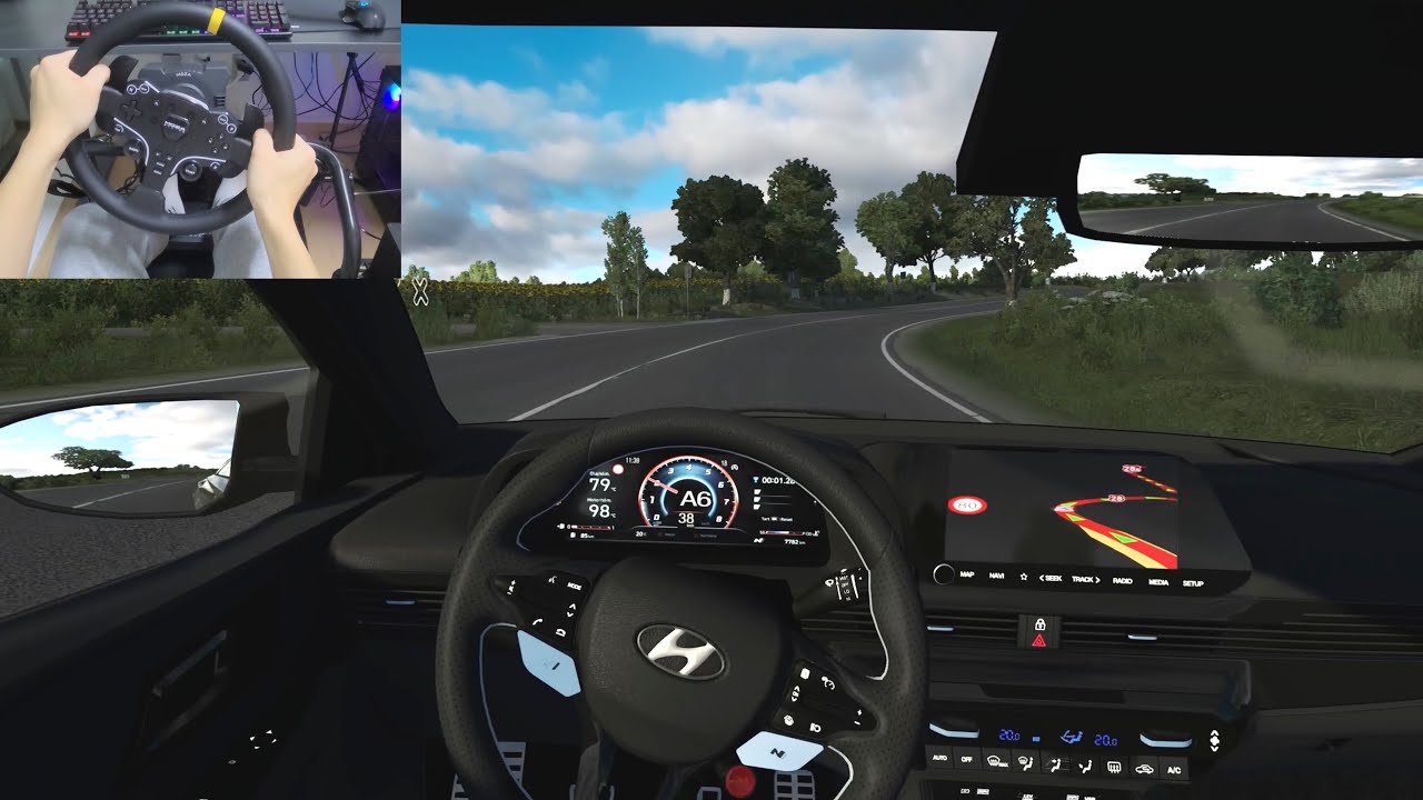 2021 Hyundai I20 ┃Euro Truck Simulator 2 ┃MOZA R5 steering wheel