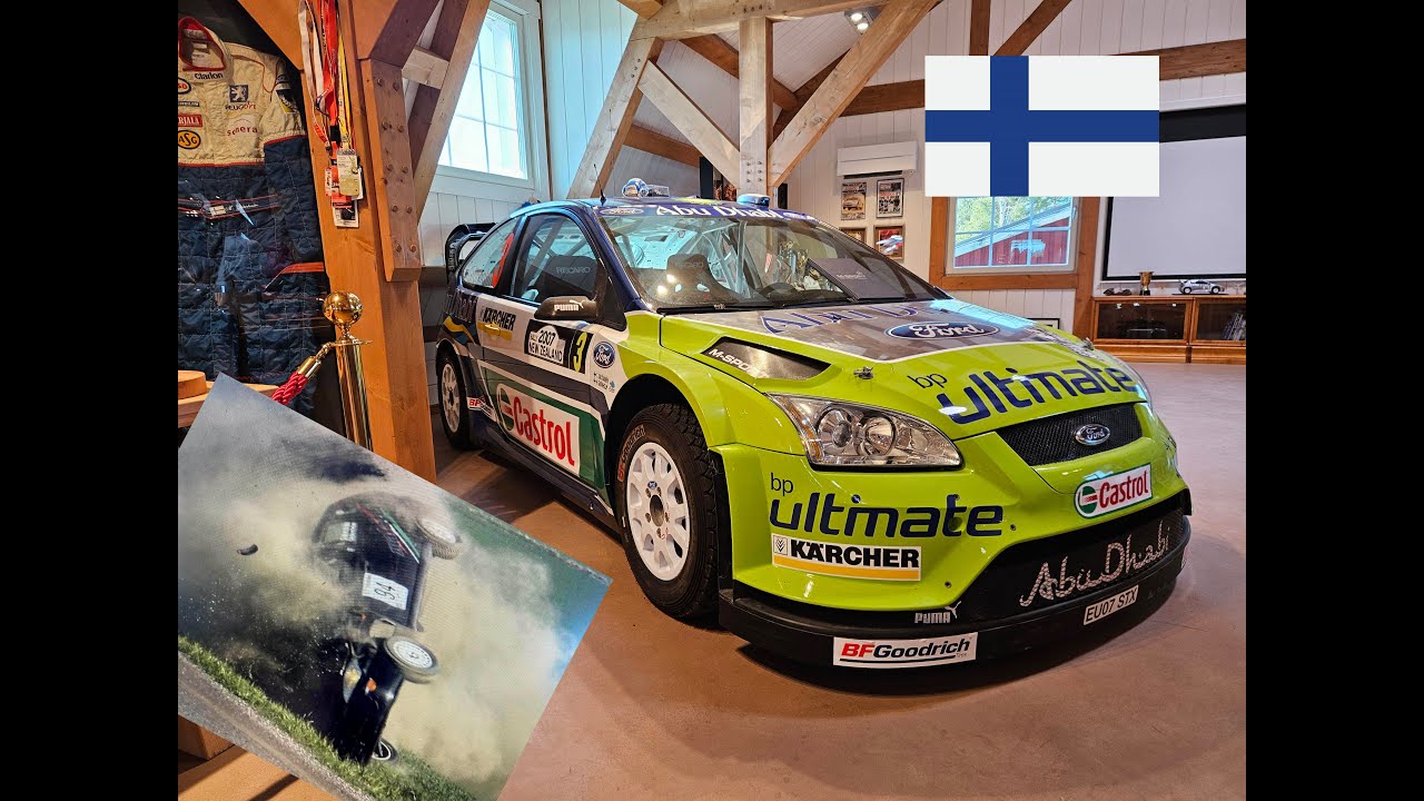 Hälsar på hemma hos världsmästaren Marcus Grönholm! / Rallyvlogg #4