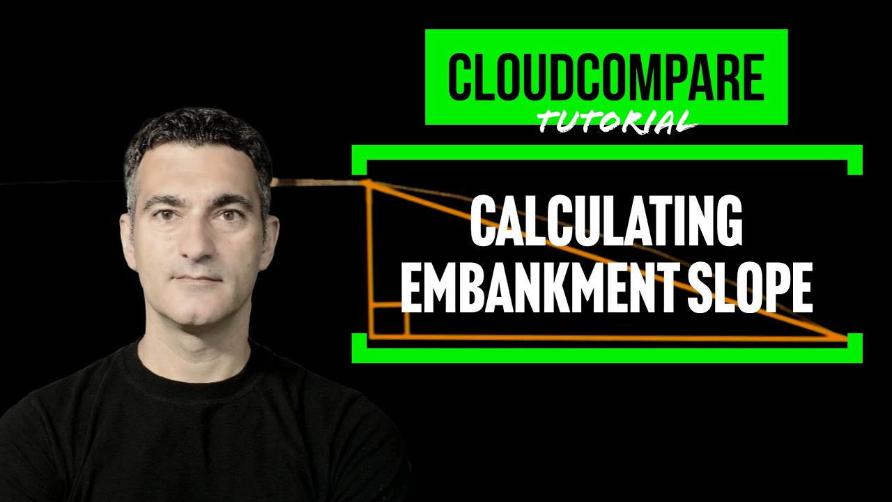 TUTORIAL | CloudCompare | How to Calculate Embankment Slope