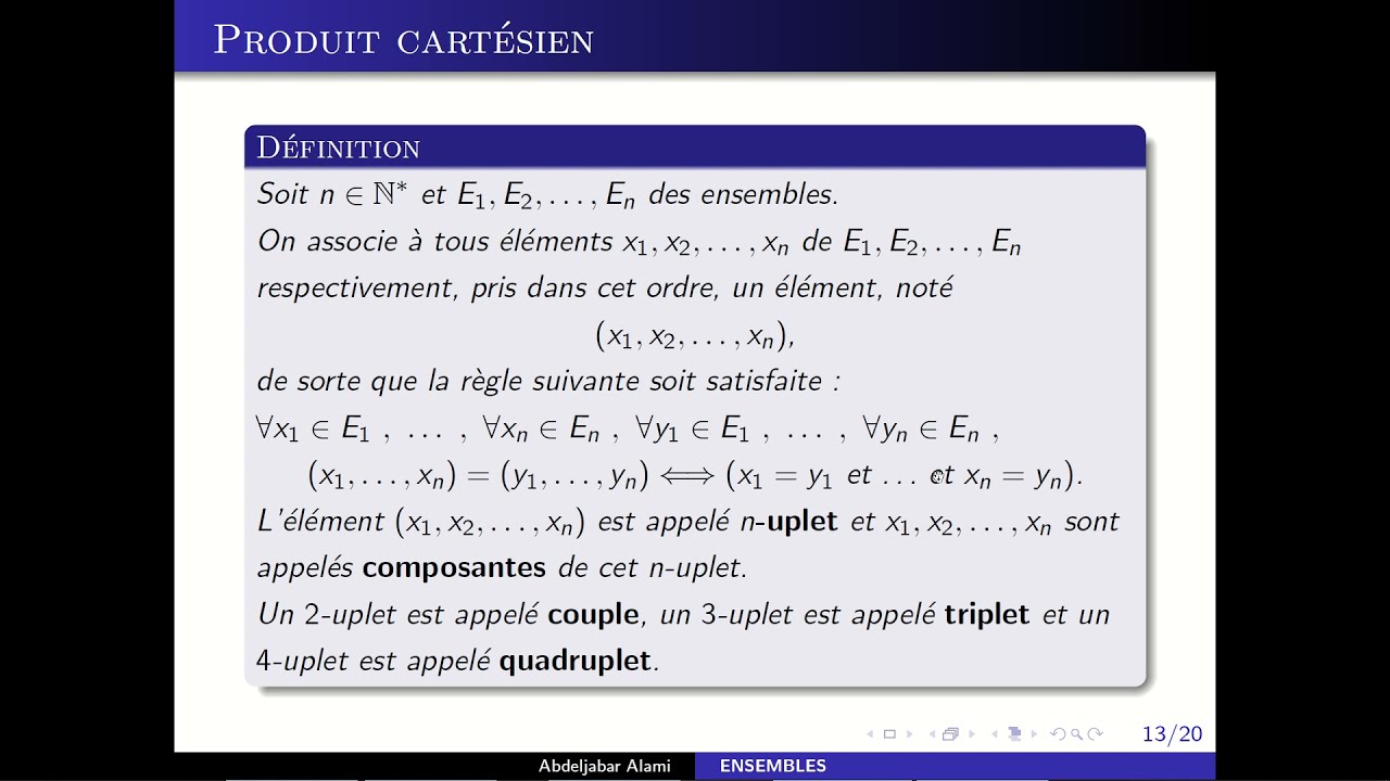 Produit cartésien