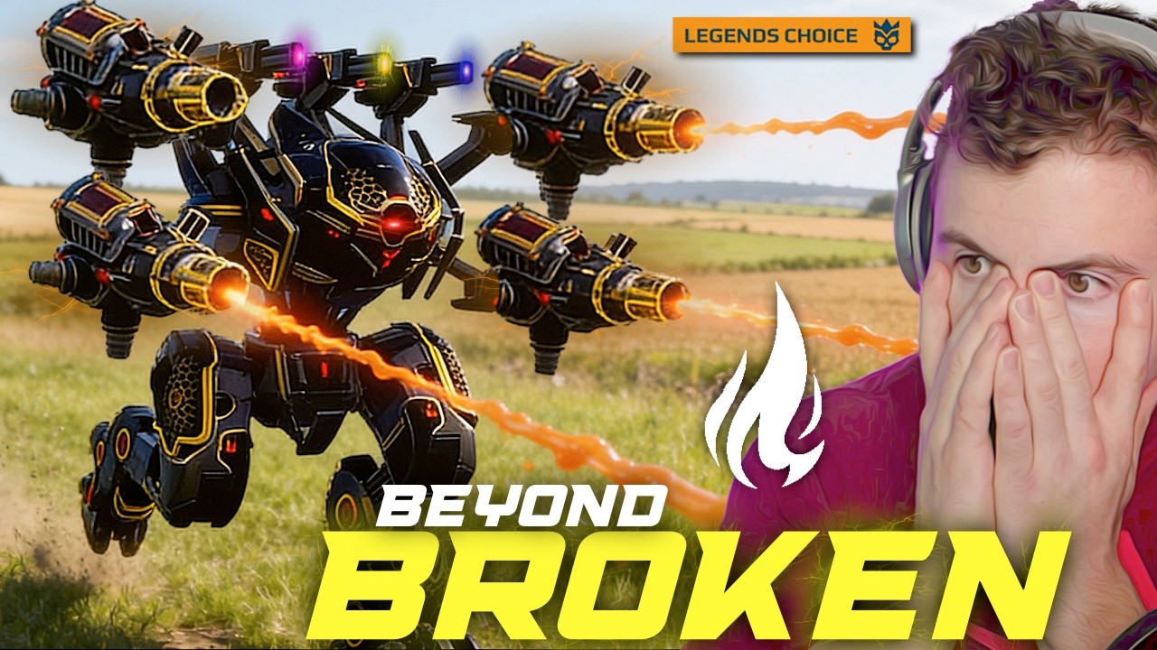 Кто-нибудь, удалите это из War Robots... Монстр, пожирающий аммиак, с эффектом периодического урона.