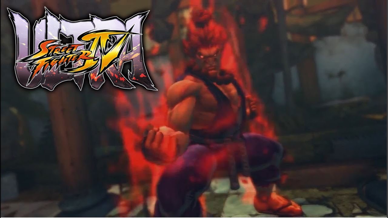 Ultra Street Fighter IV - Evil Ryu vs. Akuma (boss fight) | PS3 Gameplay