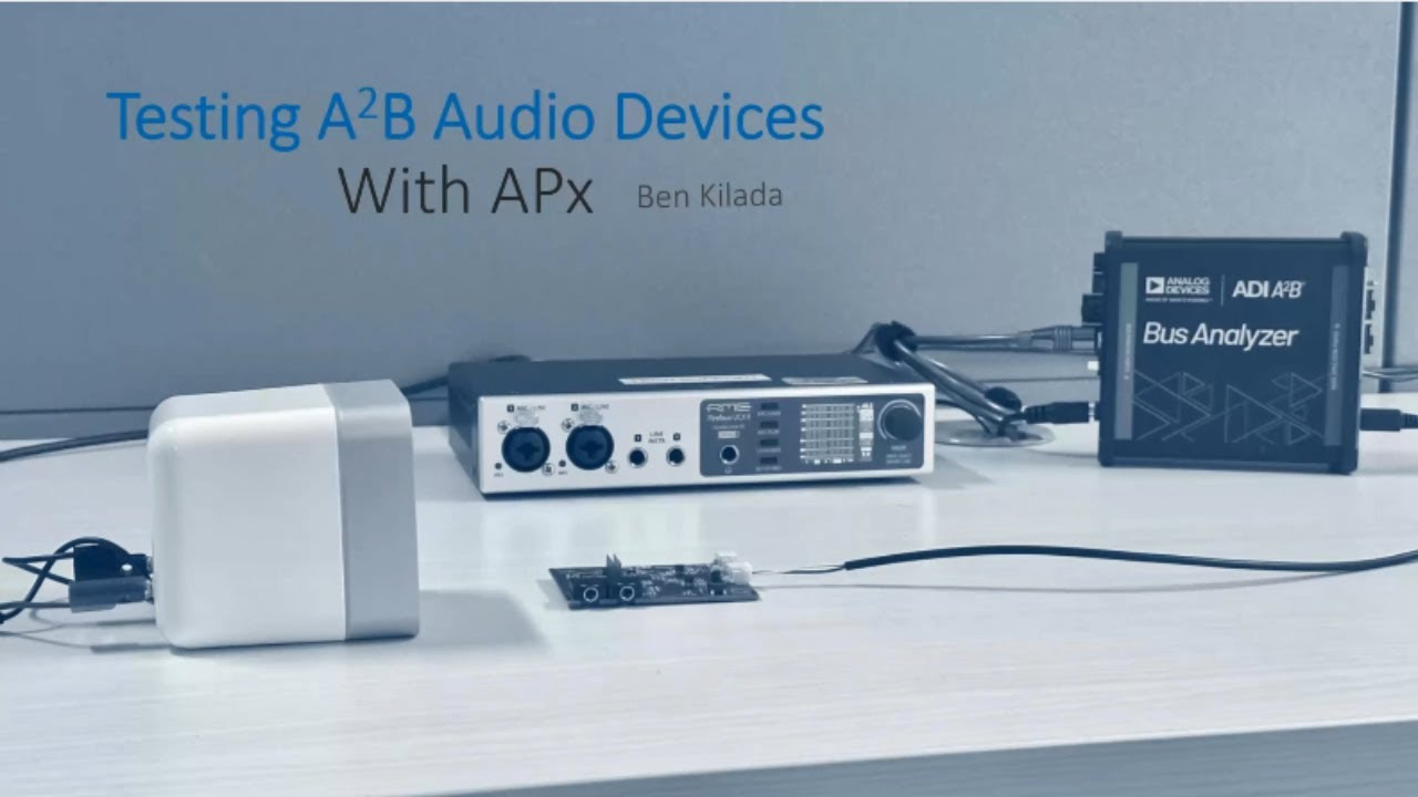 Webinar: Testing A2B Audio Devices with APx