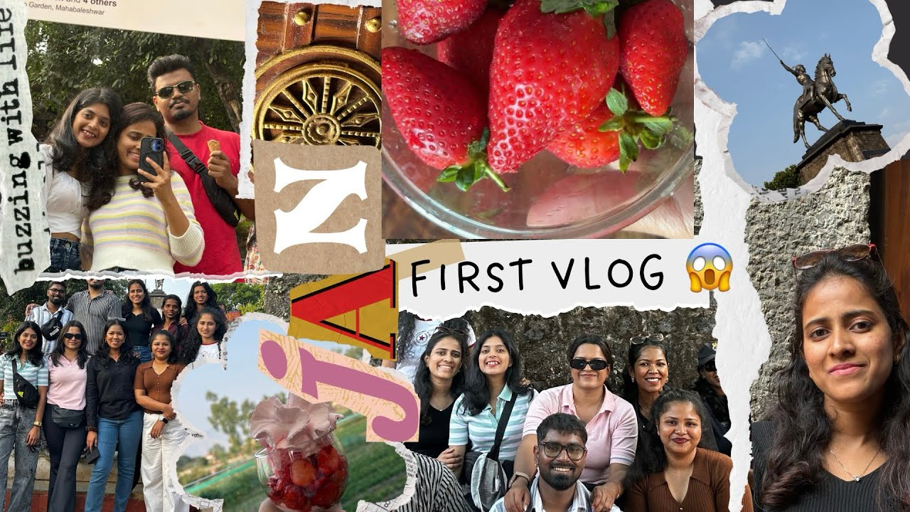Corporate Life → Mountain Life 🌄 | Mahabaleshwar Trip with Friends | First Vlog 🎥